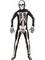 Child Black White Full Body Zentai Suit I'm Invisible Skeleton Costume